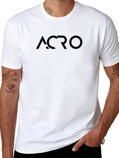 Camiseta ACRO Negra Unisex de Algodón