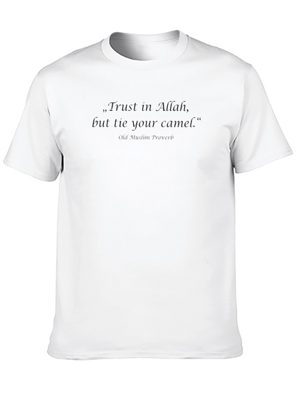 Camiseta Negra con Cita Inspiradora