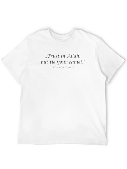 Camiseta Negra con Cita Inspiradora