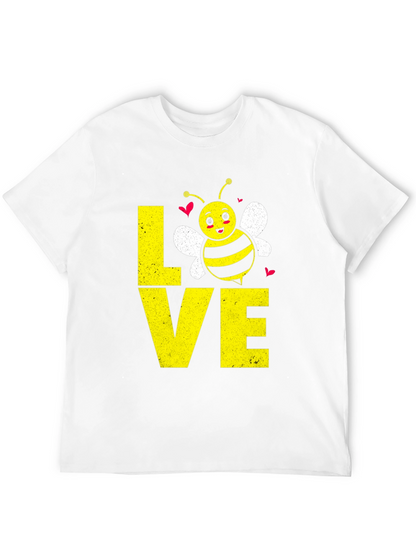Camiseta Negra con Abeja LOVE