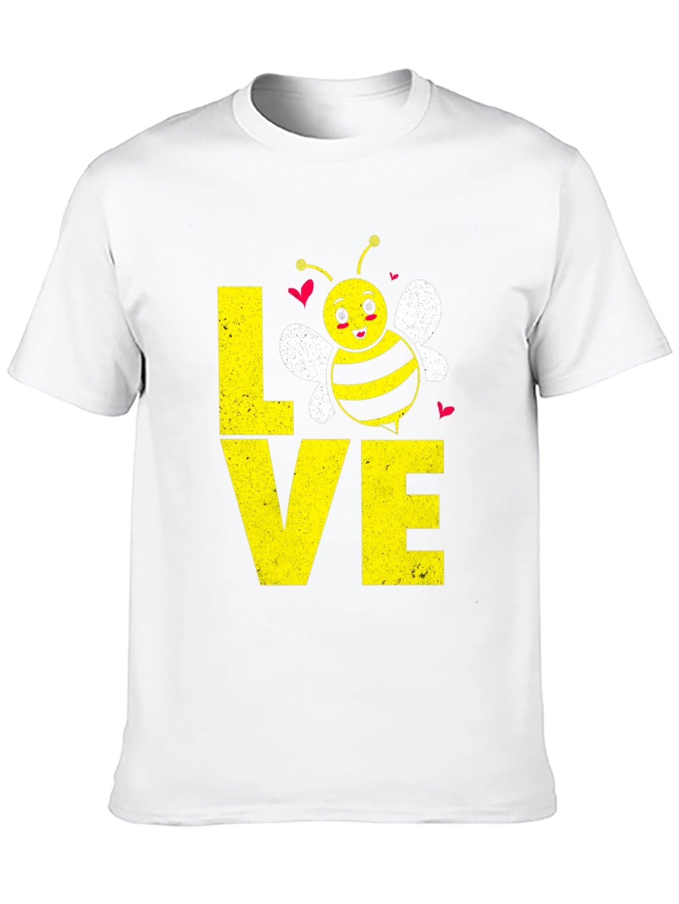 Camiseta Negra con Abeja LOVE