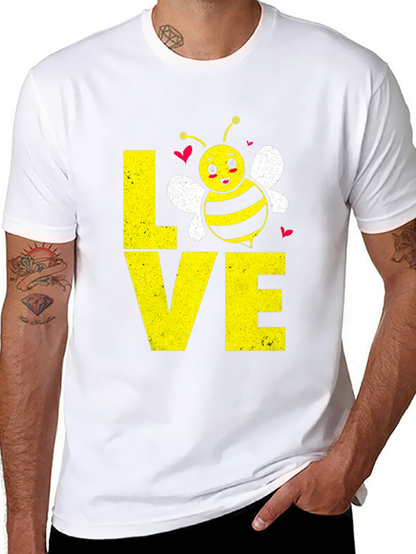 Camiseta Negra con Abeja LOVE