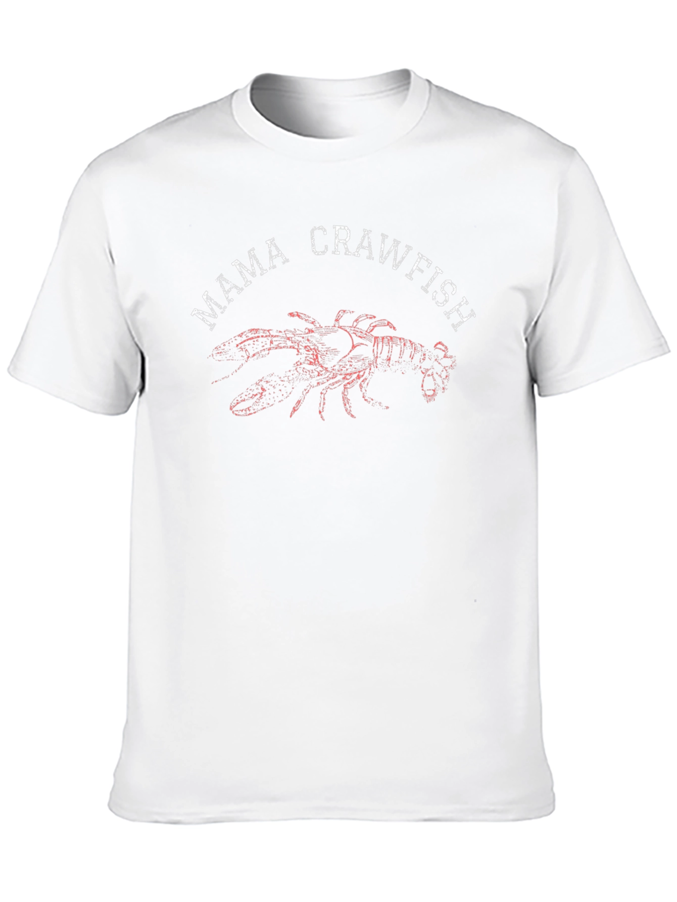 Camiseta Negra Mama Crawfish para Amantes de los Mariscos