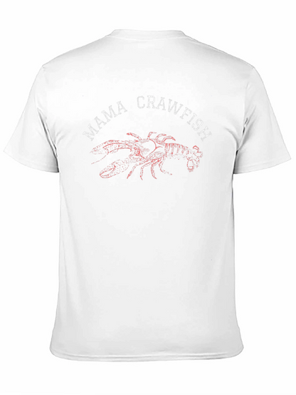 Camiseta Negra Mama Crawfish para Amantes de los Mariscos