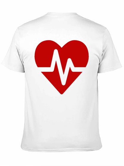 Camiseta Negra Corazón Latido