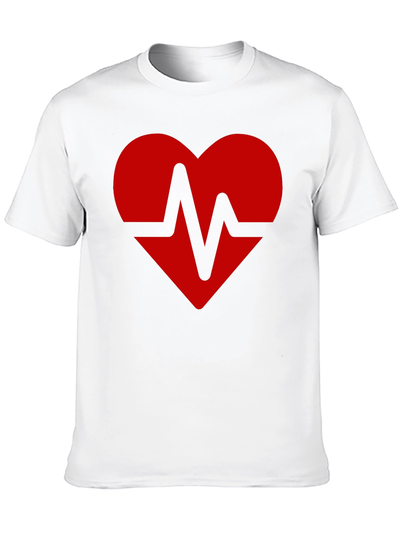 Camiseta Negra Corazón Latido