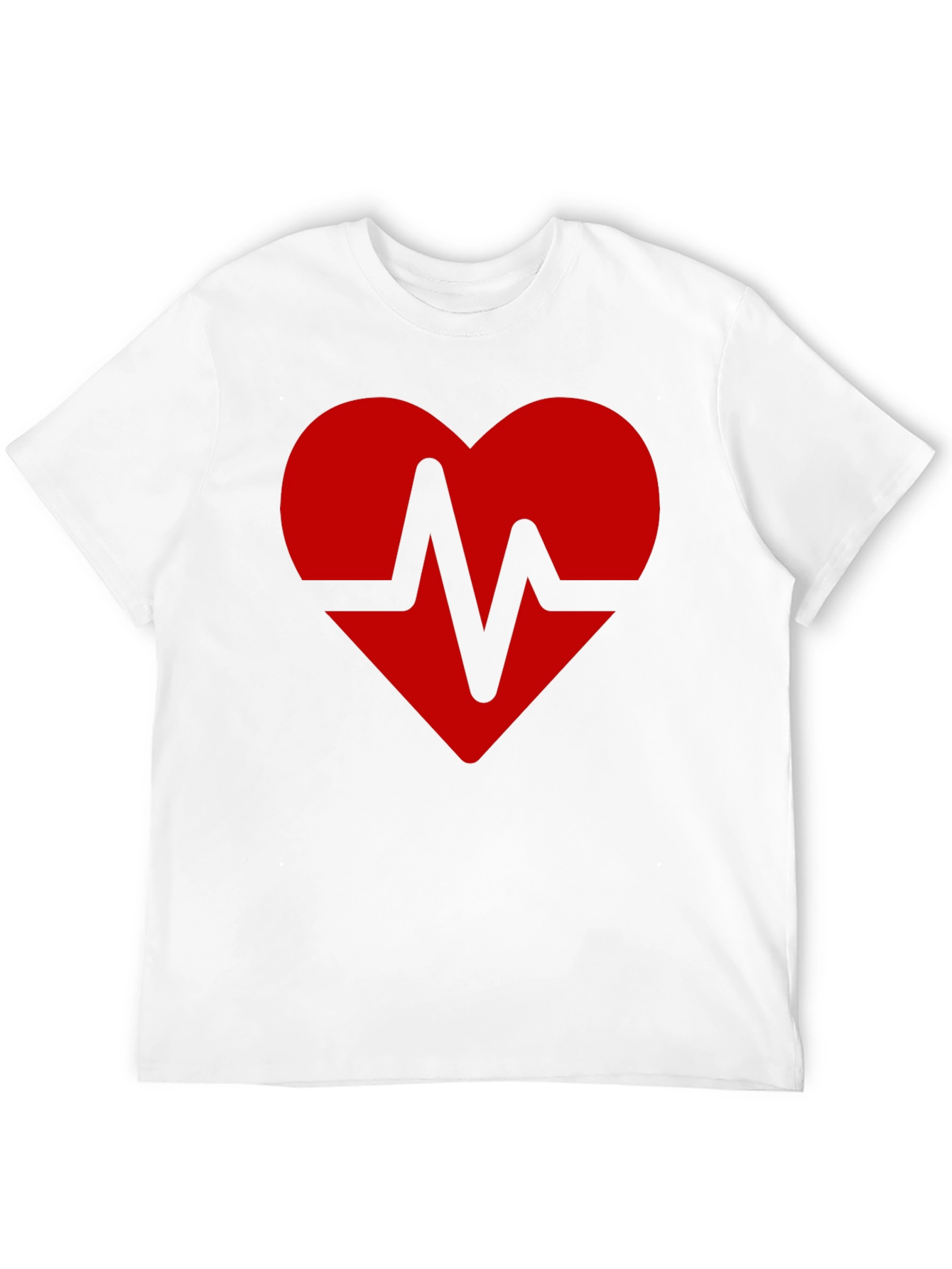 Camiseta Negra Corazón Latido