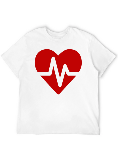 Camiseta Negra Corazón Latido