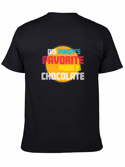 Camiseta Negra Chocolate para Fanáticos Filipinos