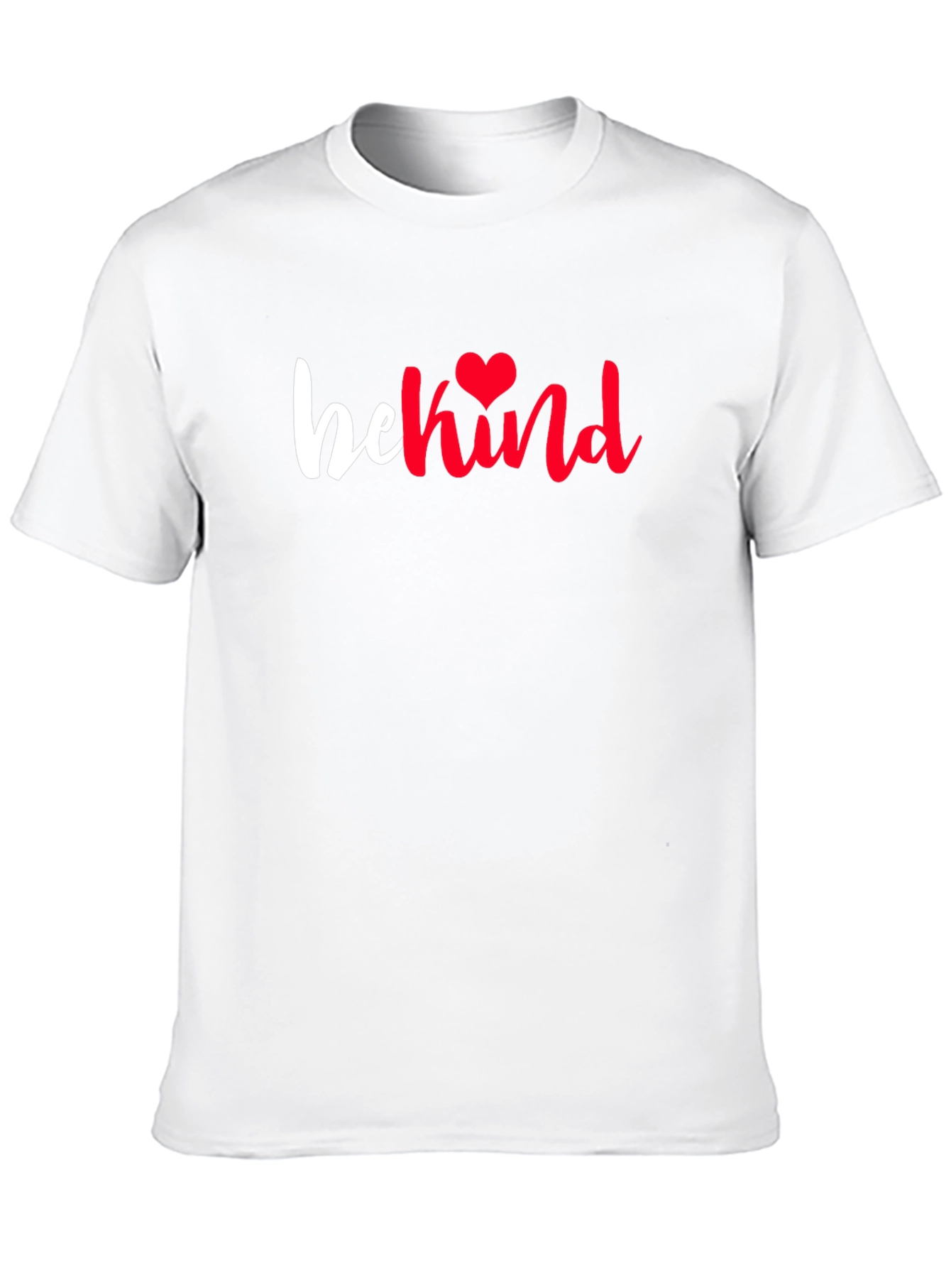 Camiseta Negra Be Kind Corazón Rojo