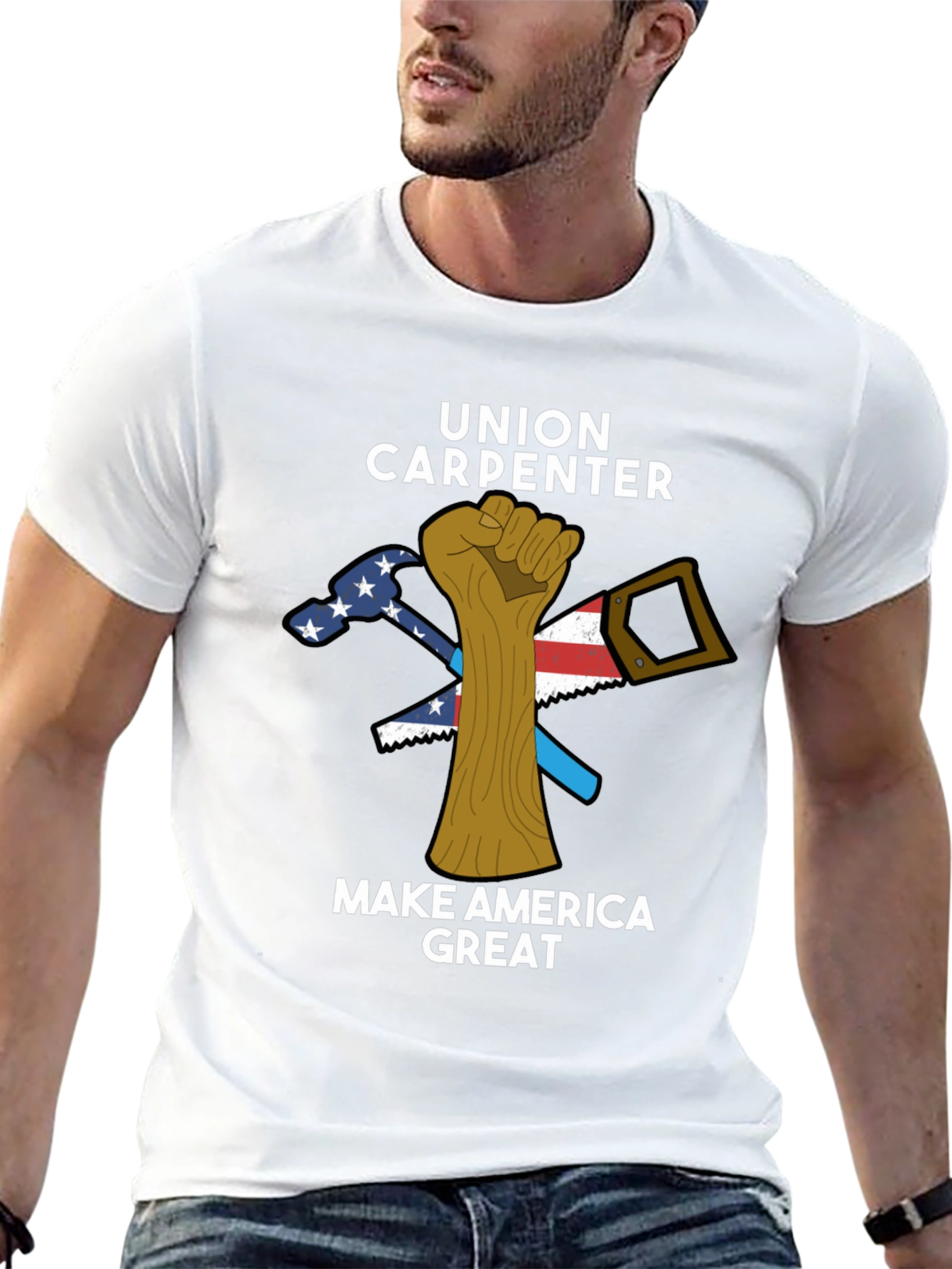 Camiseta Carpintero Unión ¡Haz América Grande!