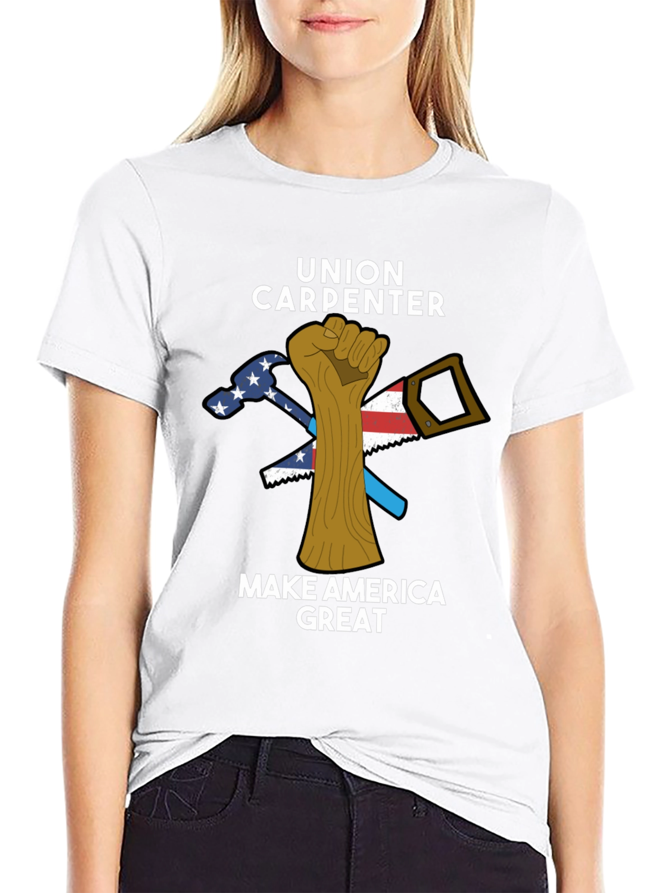 Camiseta Carpintero Unión ¡Haz América Grande!