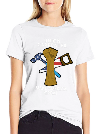 Camiseta Carpintero Unión ¡Haz América Grande!