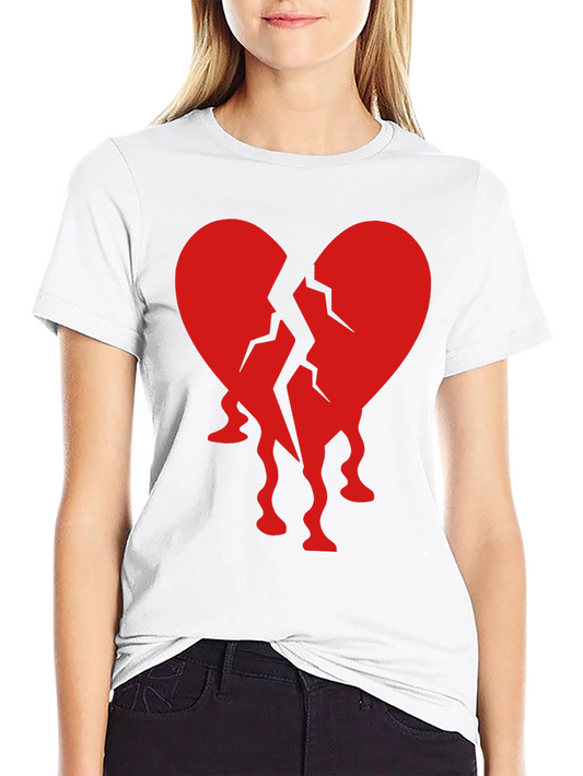 Camiseta Negra Corazón Roto Pasión Dolor
