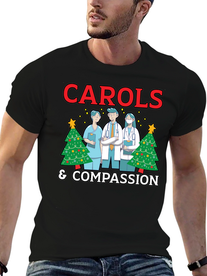Camiseta Navideña de Médicos Carols & Compassion