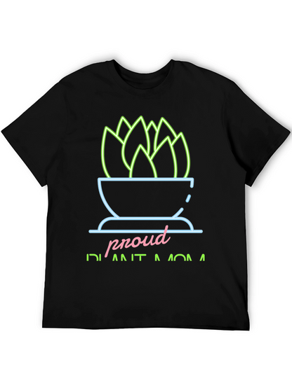 Camiseta Negra Proud Plant Mom