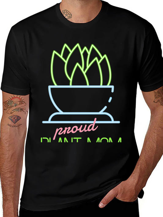 Camiseta Negra Proud Plant Mom