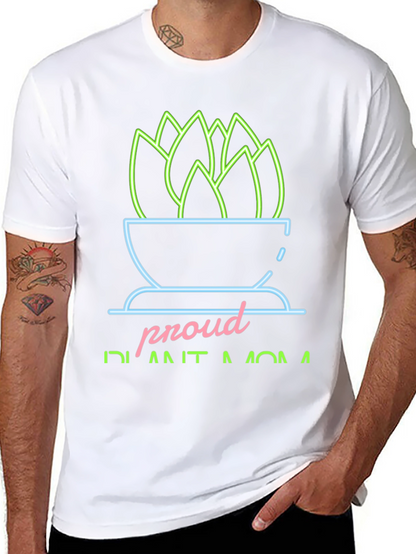 Camiseta Negra Proud Plant Mom