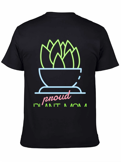 Camiseta Negra Proud Plant Mom