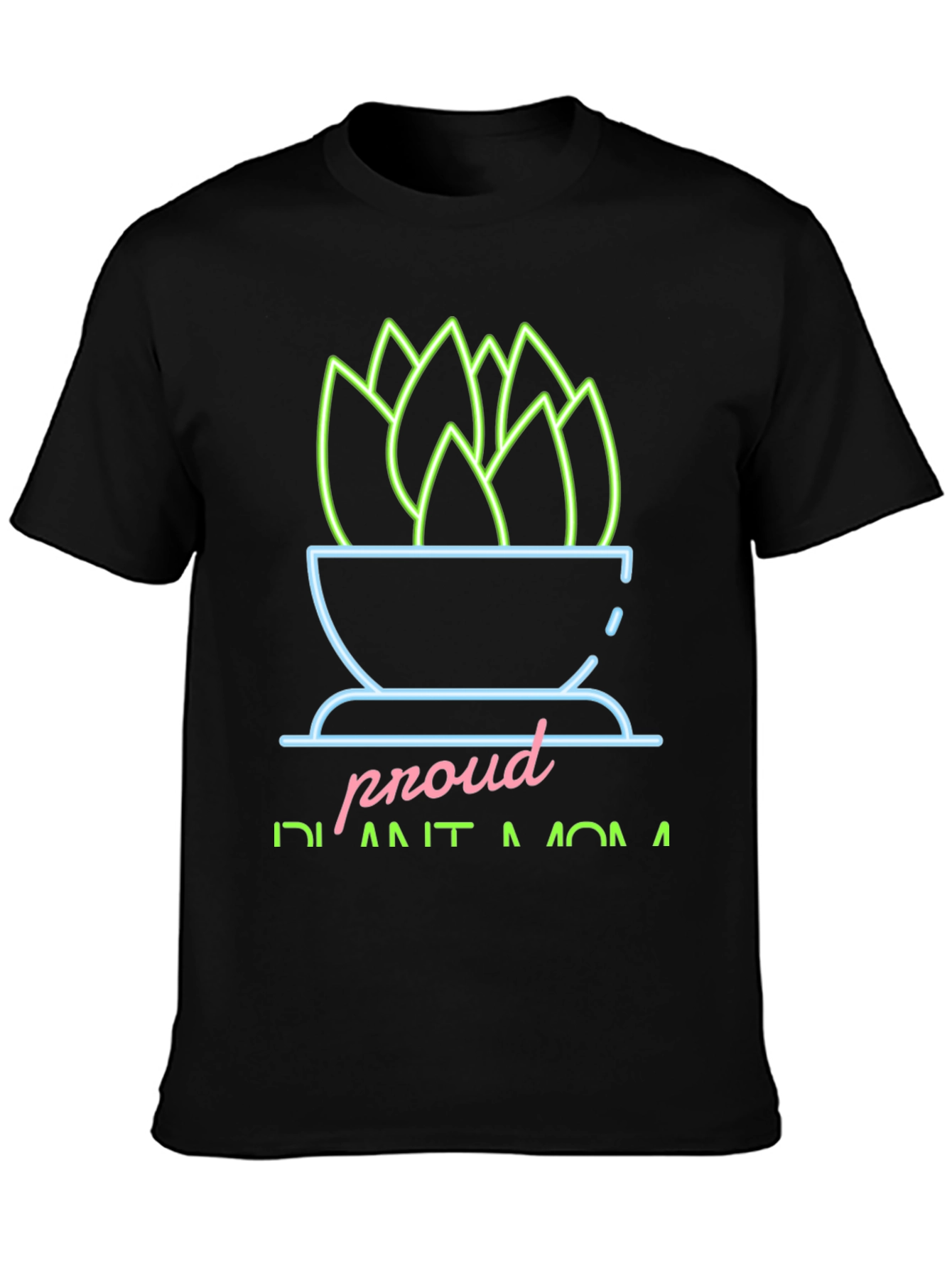 Camiseta Negra Proud Plant Mom