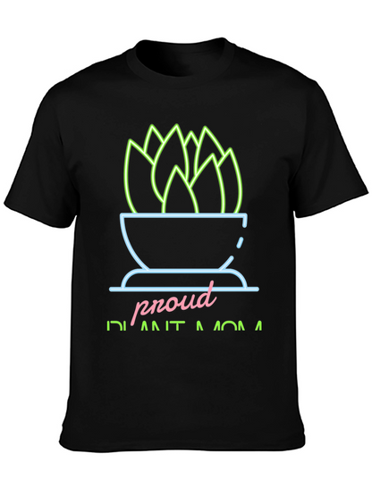 Camiseta Negra Proud Plant Mom