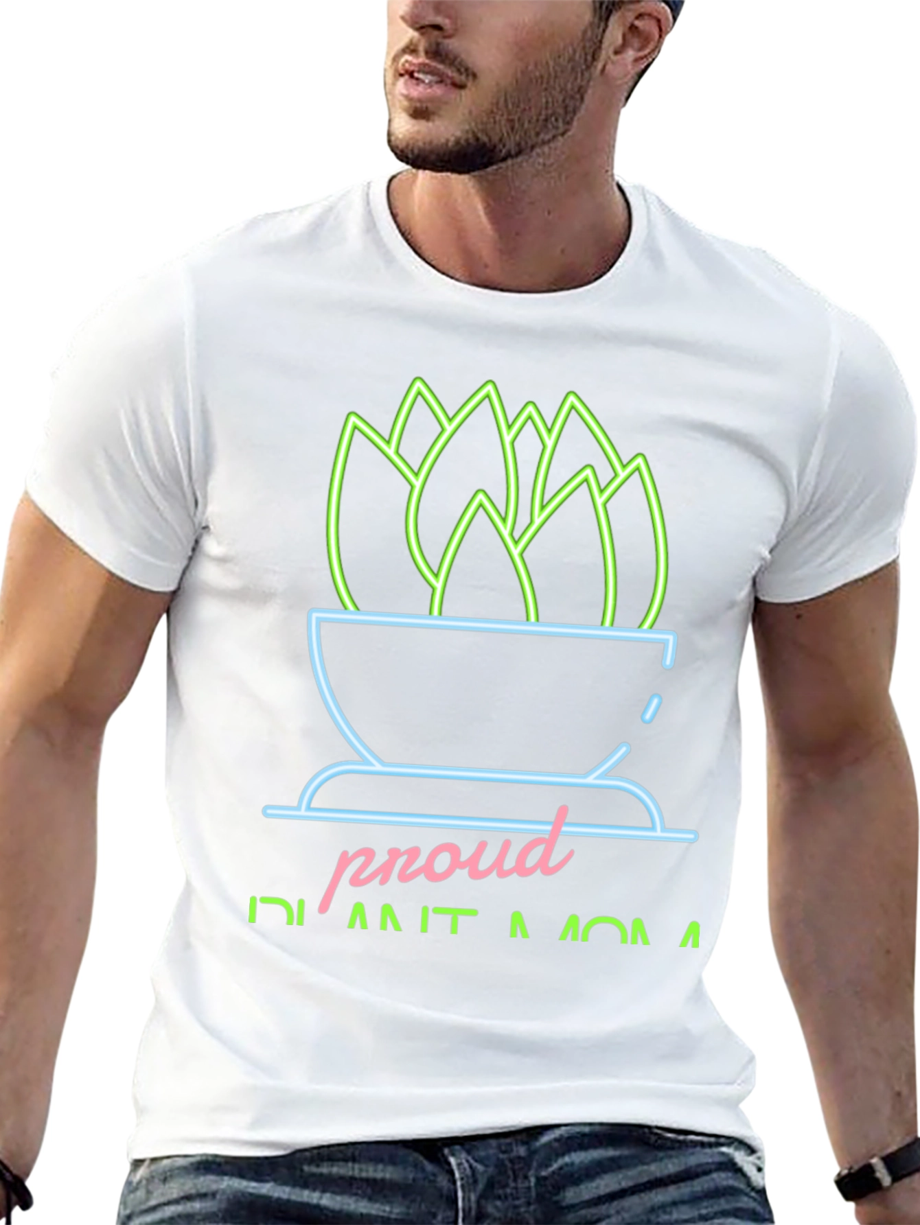 Camiseta Negra Proud Plant Mom