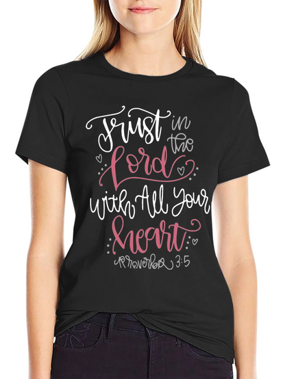 Camiseta Cristiana: Confía en el Señor