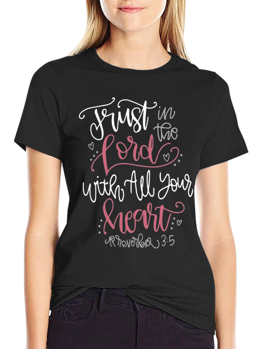 Camiseta Cristiana: Confía en el Señor