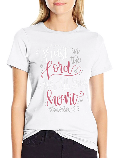 Camiseta Cristiana: Confía en el Señor