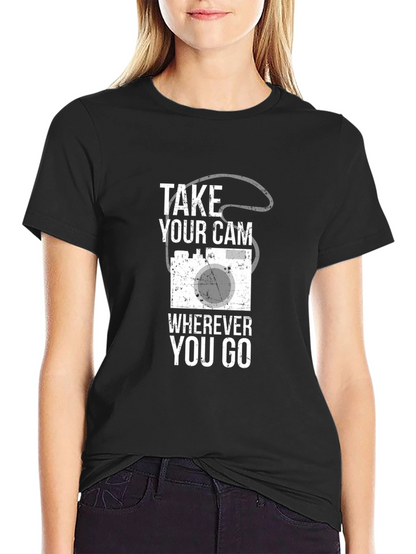 Camiseta Negra Take Your Cam