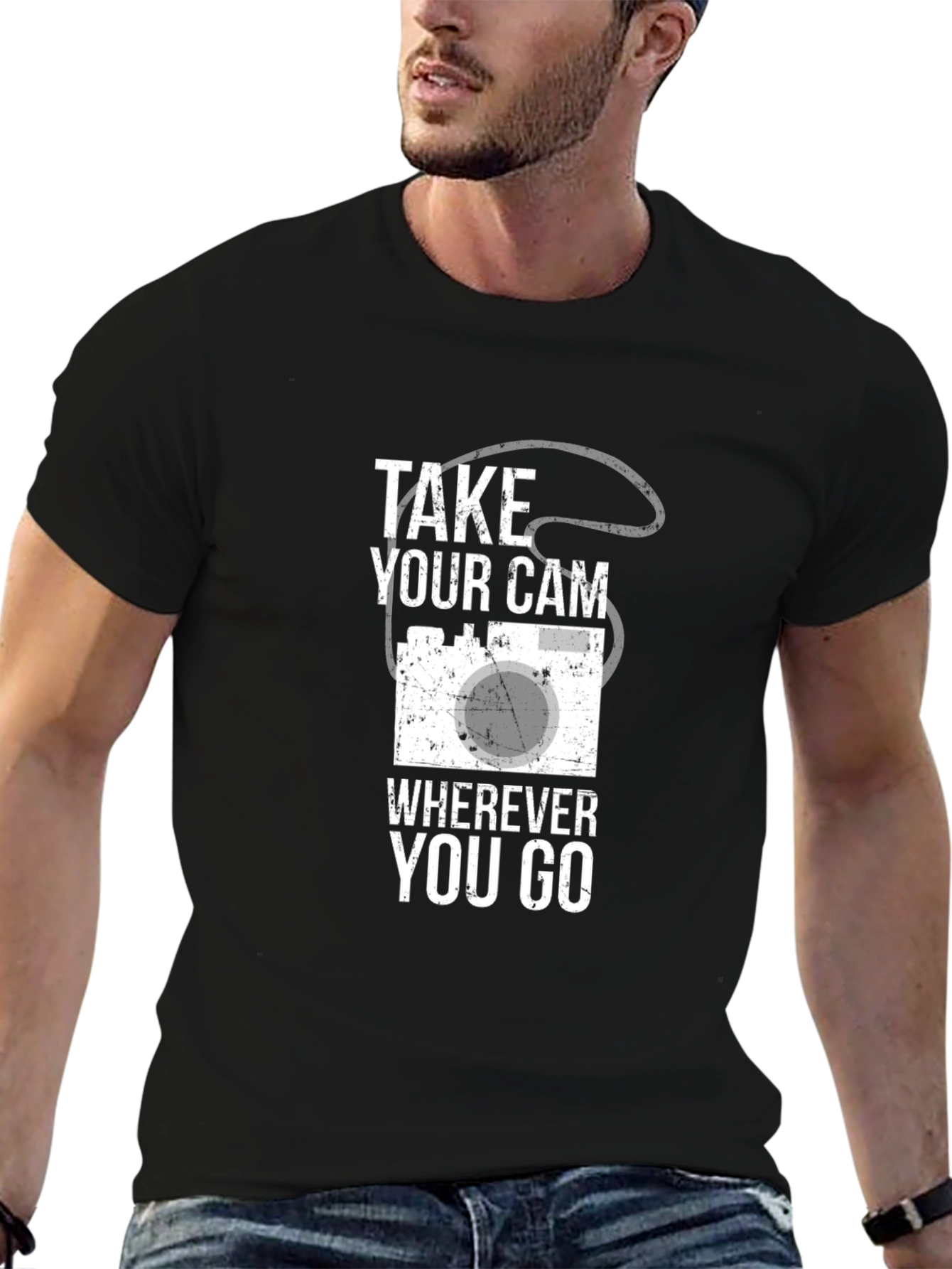 Camiseta Negra Take Your Cam