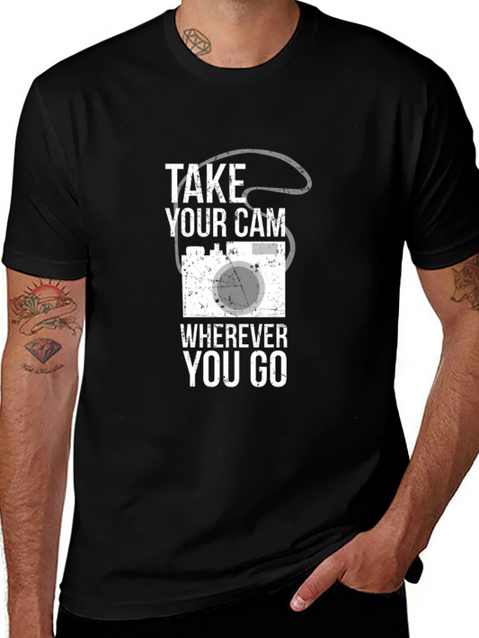 Camiseta Negra Take Your Cam