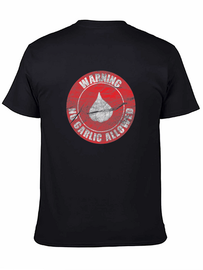 Camiseta Negra - Advertencia: No Ajo