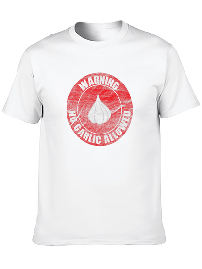 Camiseta Negra - Advertencia: No Ajo
