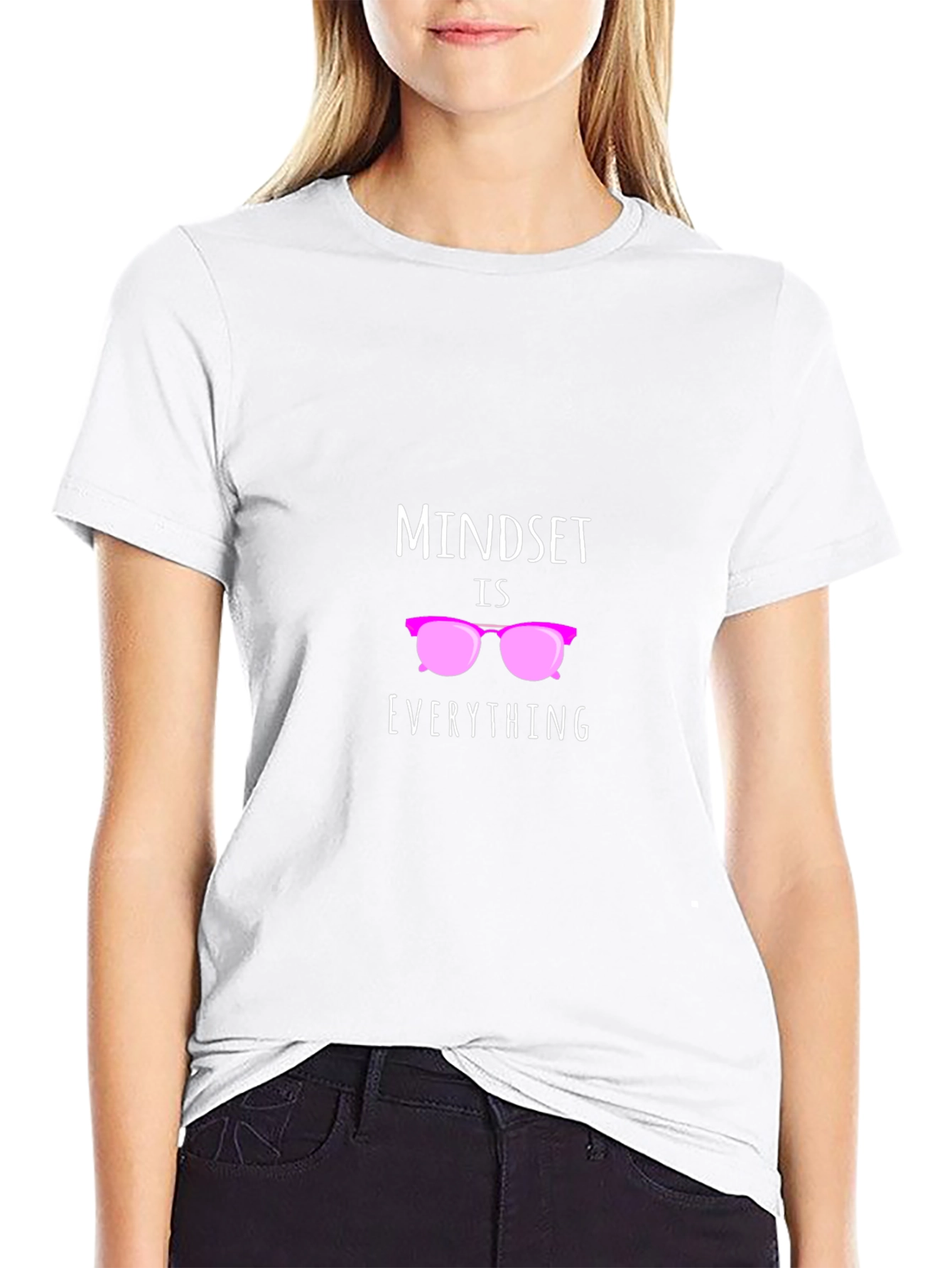 Camiseta Negra con Diseño Motivacional Mindset is Everything