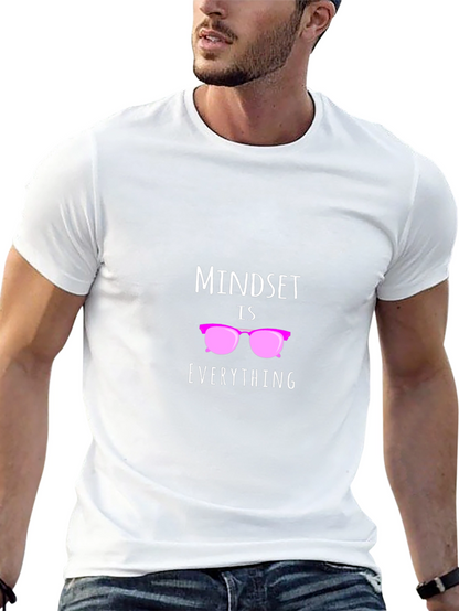Camiseta Negra con Diseño Motivacional Mindset is Everything