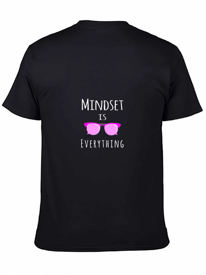 Camiseta Negra con Diseño Motivacional Mindset is Everything