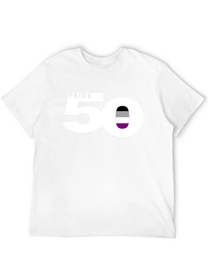 Camiseta Negra Asexual Pride 50