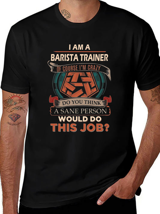 Camiseta Barista Trainer - Diseño Divertido