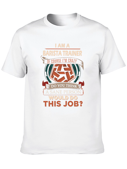 Camiseta Barista Trainer - Diseño Divertido