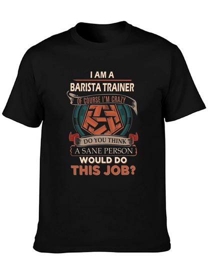Camiseta Barista Trainer - Diseño Divertido