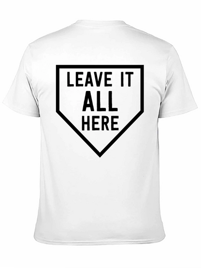 Camiseta Negra Deportiva: Déjalo Todo Aquí