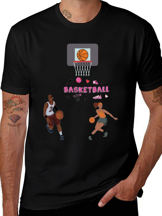 Camiseta de baloncesto con estampado divertido