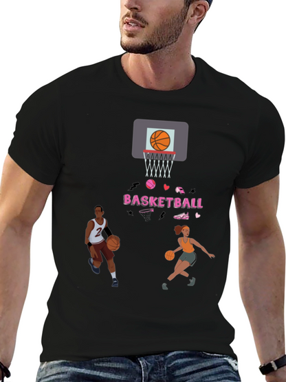 Camiseta de baloncesto con estampado divertido