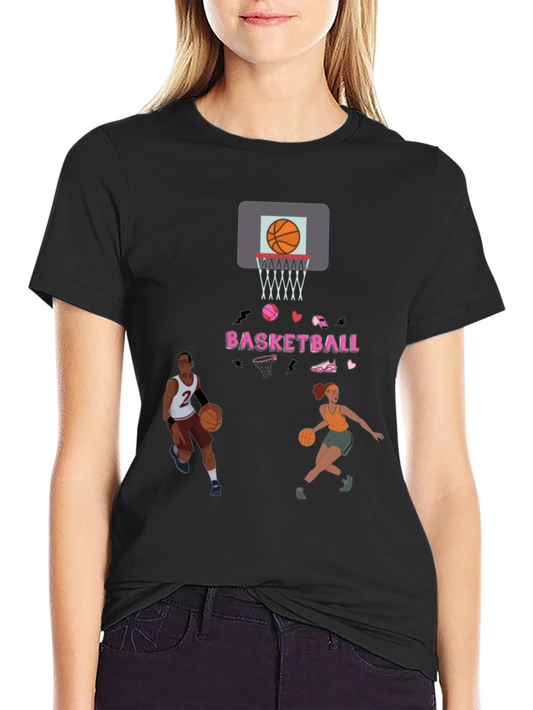Camiseta de baloncesto con estampado divertido