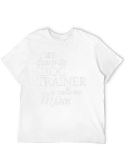 Camiseta Negra Mi Entrenador de Perros Favorito