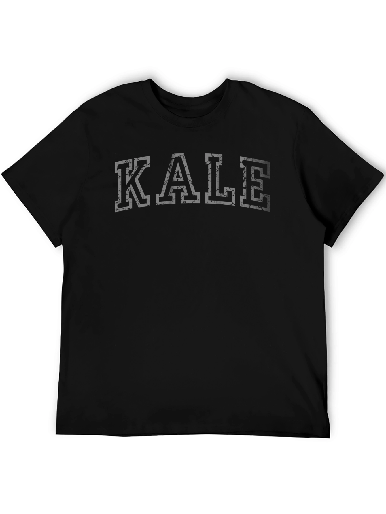 Camiseta Negra Kale Estilo Universitario