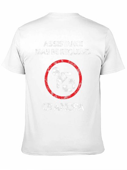 Camiseta Negra de Abuelo: ¡Asistencia Necesaria!