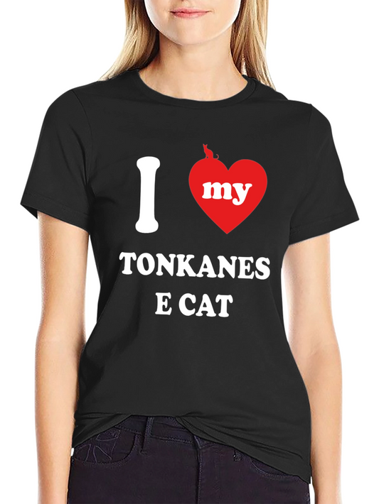 Camiseta Amo a mi Gato Tonkinés