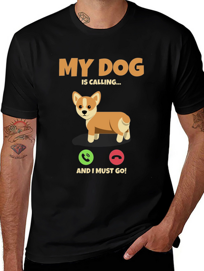 Camiseta Mi Perro Llama para Amantes de Mascotas